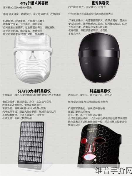 汉威科技跨界力作,多功能光疗美容仪助力手游玩家焕新颜