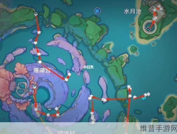 原神珊瑚真珠采集全攻略，地点分布图与高效路线