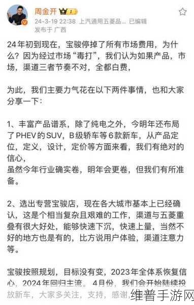 宝骏云朵销量首现下滑，手游市场视角下的连续六个月增长后的小插曲