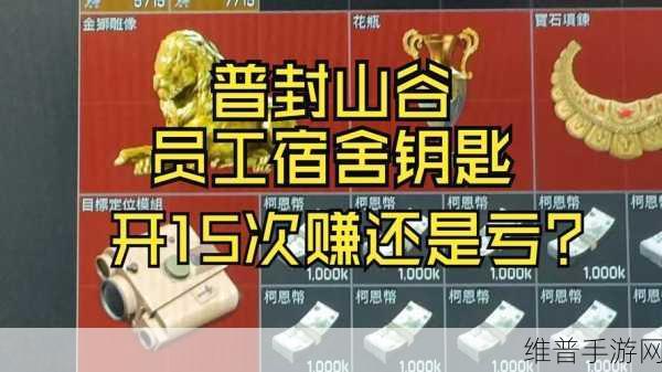 暗区突围深度攻略，揭秘哨站二楼钥匙的获取之道
