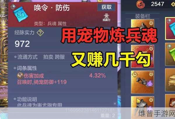妄想山海吞噬任务全攻略，解锁宠物战斗力的秘密