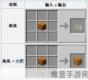 我的世界南瓜种植与用途全攻略