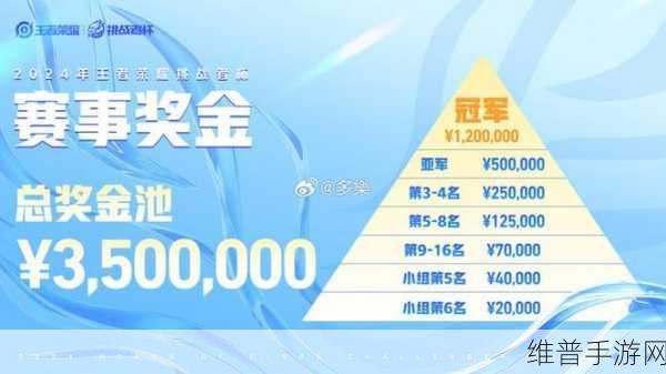 2024王者荣耀挑战者杯奖金全解析，冠军荣耀与丰厚奖金的双重诱惑