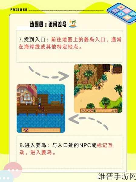 星露谷物语，全面解析姜岛前往方法与探险攻略