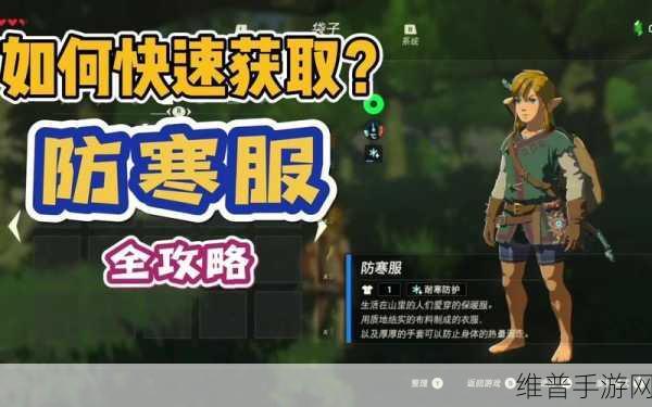 塞尔达传说王国之泪防寒服获取全攻略，防寒服只有裤子吗？