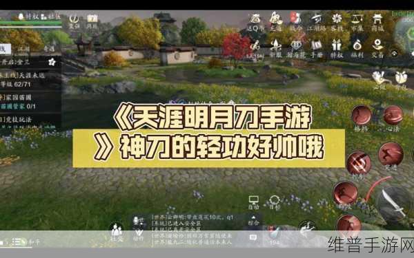 天涯明月刀手游神刀连招秘籍，解锁神刀高手之路