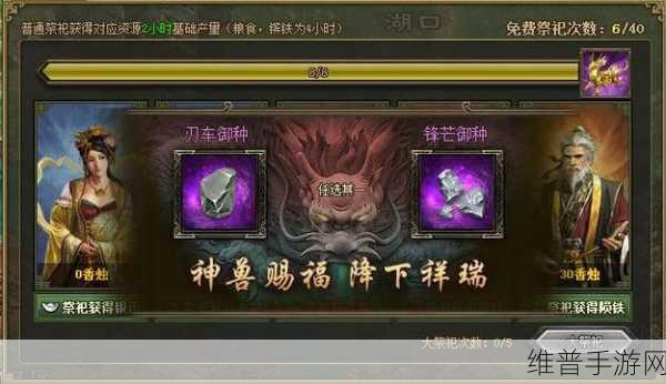 攻城掠地手游深度攻略，紫色御宝选择全解析
