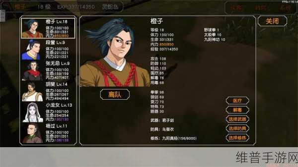 金庸群侠传手游内力属性深度解析与攻略