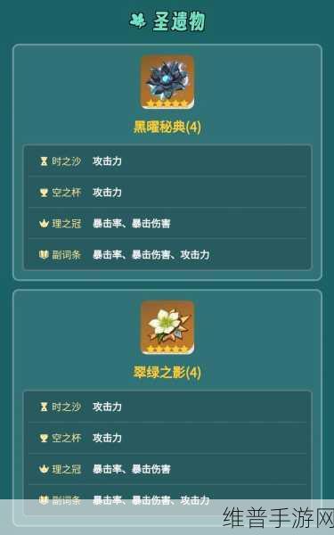 原神恰斯卡圣遗物词条搭配深度解析与推荐