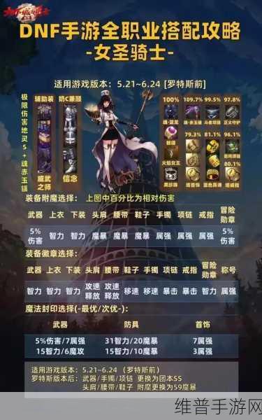 DNF手游攻略，低血攻速流完美搭配详解