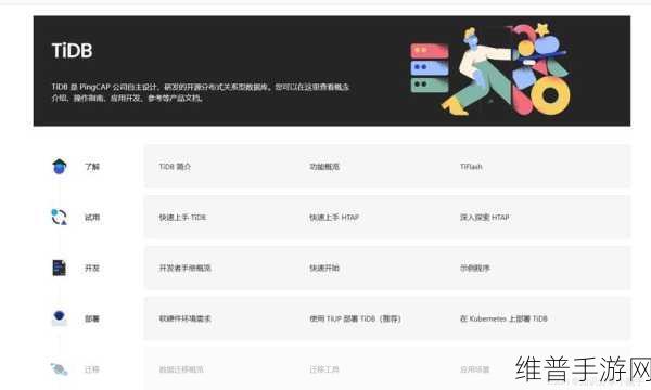 TiDB分布式数据库助力手游公司数据攻略优化——PingCAP开源技术的创新实践