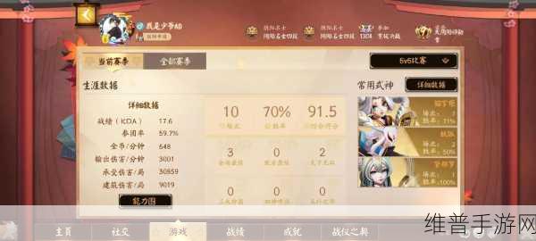 决战平安京QQ微信版本深度攻略与数据分析