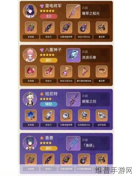 原神八重神子四星武器选择攻略,深度解析如何搭配提升战斗力