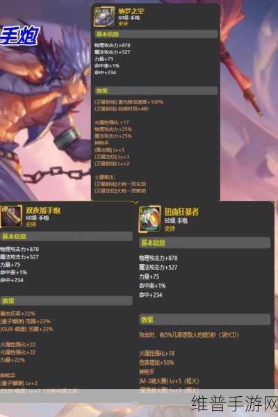 DNF手游玩家必看，全面解析神枪手哪款枪外观最具特色与魅力