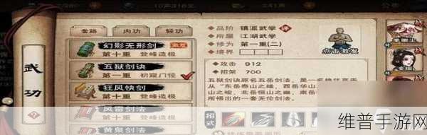 烟雨江湖隐藏武功秘籍大全,解锁江湖绝学的终极攻略