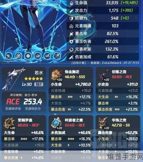 原神夜兰圣遗物搭配全攻略