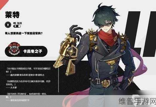 绝区零攻略，揭秘莱特最佳驱动搭配