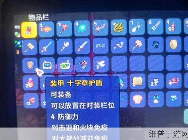 泰拉瑞亚深度探索,十字章护盾成就的解锁秘籍与全面解读