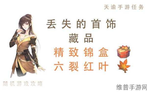天谕手游深度攻略，如何顺利完成丢失的首饰任务