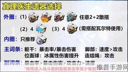崩坏星穹铁道，藿藿遗器选择推荐全攻略