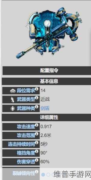 Warframe星际战甲,信条循环离子枪武器特性与数据深度解析