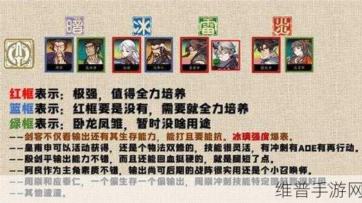 天地劫幽城再临SR角色强度深度解析与排行