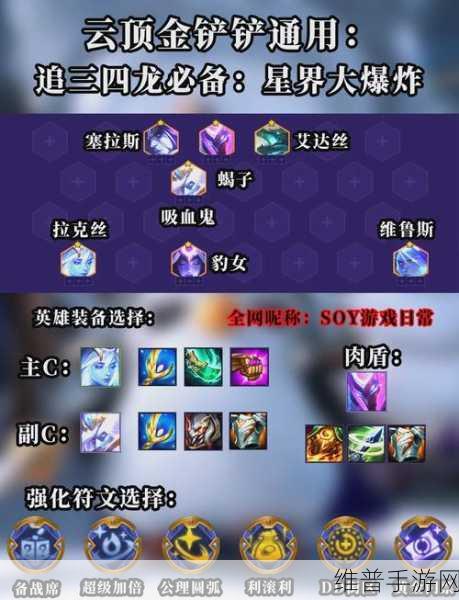 云顶之弈深度攻略，重秘暗星双子阵容与重秘阵容详解