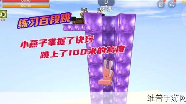 迷你世界百段跳技巧教程，揭秘高效跳跃的终极奥义！