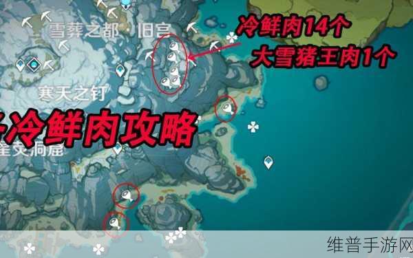 原神大雪猪王位置全解析，揭秘如何迅速定位这个隐藏Boss