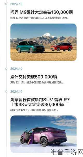 鸿蒙智行一周年庆典,交付破50万辆,手游跨界合作新机遇