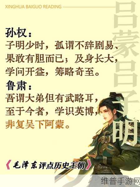 少年三国志中君臣鲁肃与孙权组合深度解析及其资源管理策略艺术