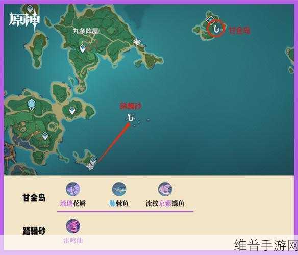 原神雷鸣仙鱼寻觅指南,详尽位置一览