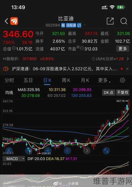 比亚迪股价微涨资金却大幅流出，手游公司视角下的股市玄机与攻略启示