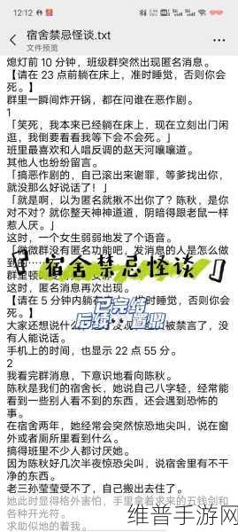 玩梗高手女生宿舍禁忌通关秘籍，解锁隐藏乐趣的终极攻略