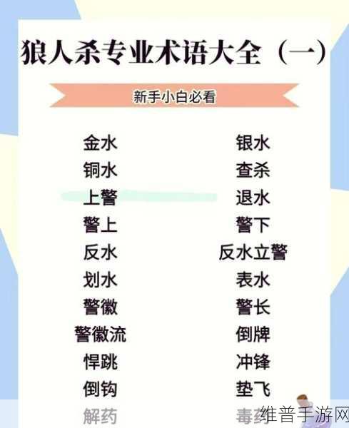 狼人杀深度攻略,归票与归票位术语全面解析