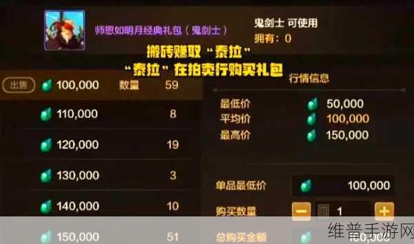 DNF手游搬砖全攻略，高效赚取泰拉与金币的秘诀