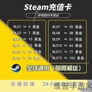 Steam礼品卡在手游充值中的巧妙运用攻略