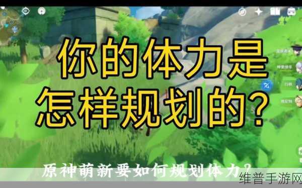 原神体力使用全攻略，最大化你的游戏体验