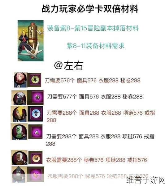 神仙道紫装备材料出处全攻略