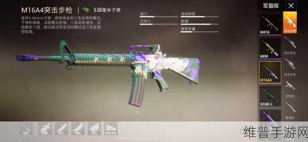 和平精英M16A4枪械深度攻略，掌握细节，成就战场神射手