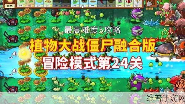 植物大战僵尸24关通关秘籍，策略与技巧并重