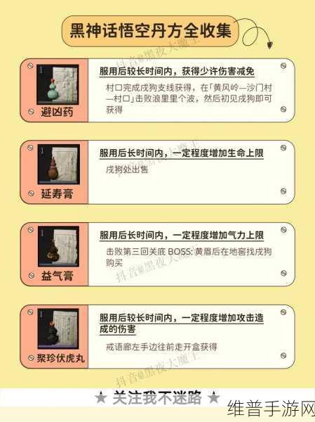 黑神话悟空，丹方图鉴深度解析与攻略指南