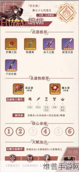 原神胡桃圣遗物属性搭配攻略，资源管理高效利用价值最大化