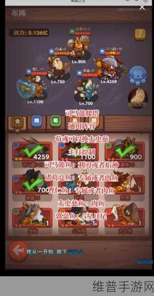 咸鱼之王司马懿主C阵容深度玩法攻略