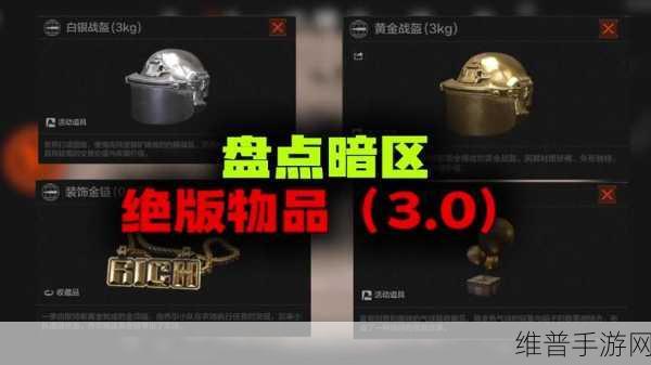 暗区突围深度攻略，揭秘周年纪念章的非凡价值