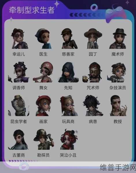 第五人格新手入门优选角色深度全解析