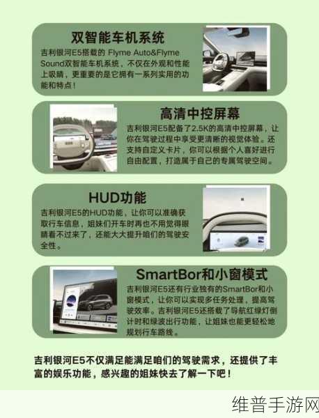 吉利银河E5手游联动新功能深度解析，雪地模式下HUD信息变蓝实战攻略