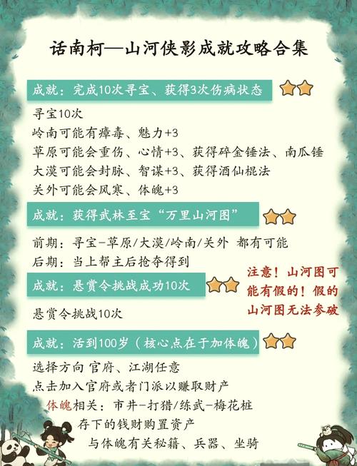 大侠立志传，落魄江湖人任务通关秘籍