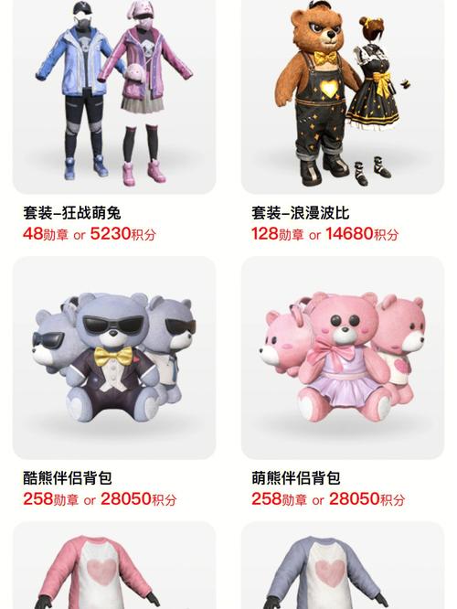 和平精英萌熊伴侣背包价格揭秘，最低到手价攻略