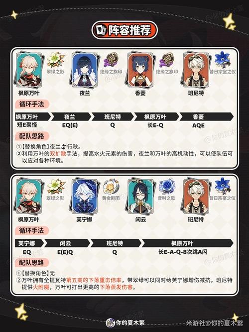 原神枫原万叶全方位培养攻略，武器搭配详解